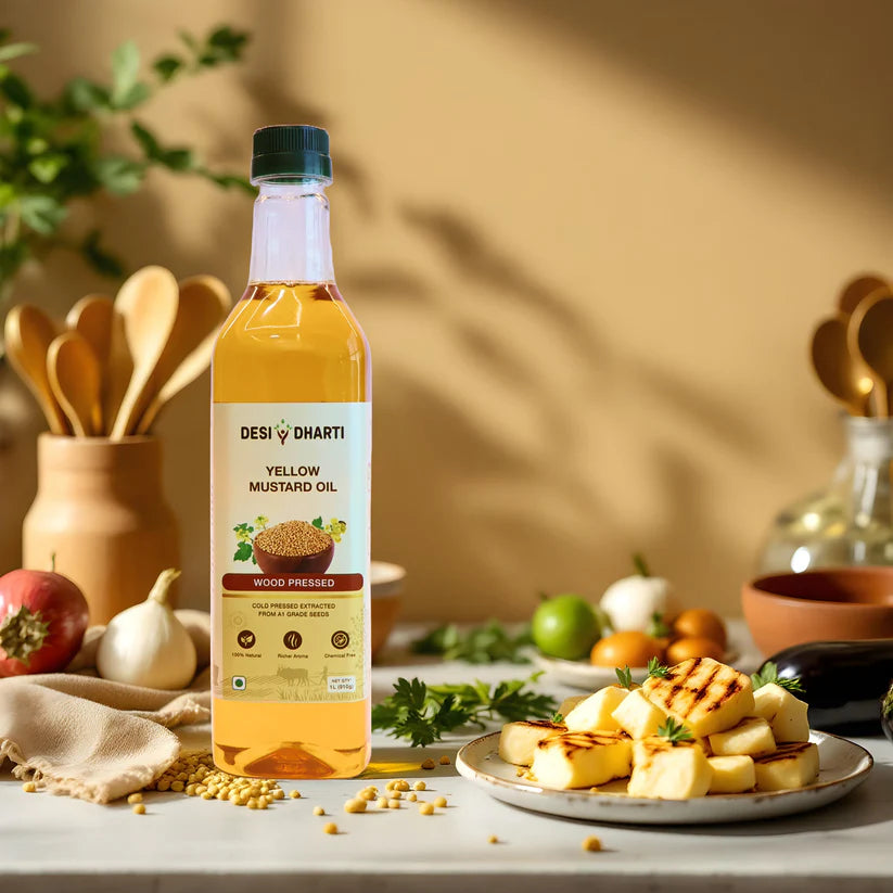 Oldenessence Wood Cold Pressed Yellow Mustard Oil